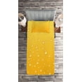 thumbnail image 2 of Ambesonne Yellow Quilted Coverlet 2 Pcs, Ombre Like Beer Glass, Twin Size, Yellow, 2 of 2
