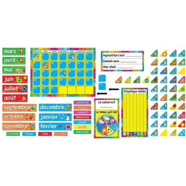 Trend Enterprises Calendrier Annuel Bulletin Board Sets