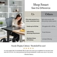 thumbnail image 3 of Salinas Tall 5 Shelf Bookcase in Ash Brown - Engineered Wood, 3 of 8