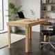 thumbnail image 1 of Mesa de trabajo oficina en casa 100 x 56 x 75 cm mueble universal pino cera transparente,BK, 1 of 2