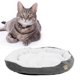 thumbnail image 1 of Cama para casa de mascotas, cojín de felpa desmontable y lavable para gatos, perros, gris, L, 1 of 5