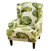 LAMIRO Chair Covers Slipcovers Stretch Wing Chair Covers Slipcovers Wingback Sofa Covers Armchair Covers Furniture Protector For Wingback Chair