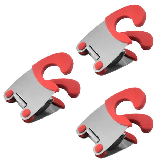 Soporte para Ollas, Soporte para Ollas, Apto para Escurridor Cucharas, Antiescaldaduras, Clip Fijación Simple para Escurridor Ollas, Accesorios Cocina, Herramientas B