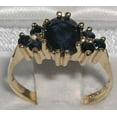 thumbnail image 2 of LBG 10k Yellow Gold Natural Sapphire Womens Promise Ring - Size 5.5, 2 of 4