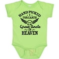 thumbnail image 3 of Inktastic Handpicked for Earth by My Great Uncle in Heaven Boys or Girls Baby Bodysuit, 3 of 5