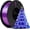 Deep Blue/Purple, variant on Printer Filament PLA 1.75mm, Shiny Dual Color Silk Printing Filament, 1kg (2.2lbs), Smooth Flow & , Fit FDM Printers, Red