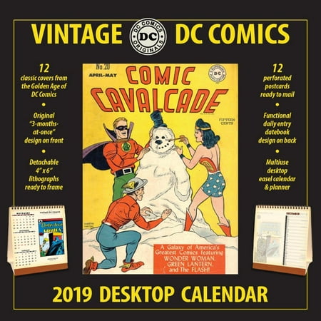 Dc Comics 2019 Easel Desk Calendar Cartoons Comics By Calendars