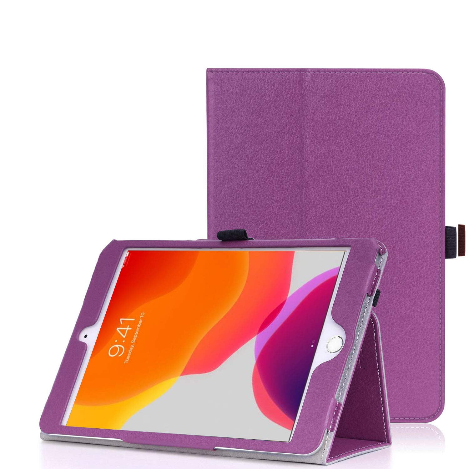 PU Leather Case for Samsung Stylus Pen Surface Pen,Fit iPad Air 5th Generation Floral Purple 10.5/iPad Mini 3rd Generation MoKo Holder Case for Apple Pencil/Apple Pencil 2 7.9 2019 Pencil 