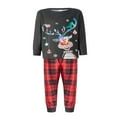 thumbnail image 2 of Christmas Family Matching Pajama Red Holiday Pjs Sets Sleepwear, 2 of 10