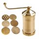 thumbnail image 2 of Sahishnu Online & Marketing Brass Sev Sancha Maker, Murkul Maker, fabricante de pasta manual, fabricante de Shev, máquina de fabricación Gathiya Murukulu Janthikulu con 6 Jali diferentes, latón, 2 of 5