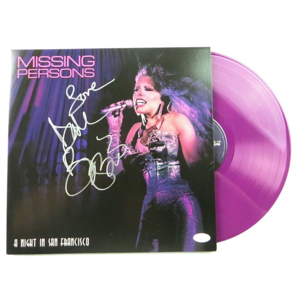 Dale Bozzio Signed Autographed Record Album Cover Missing Persons Singer JSA