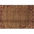 thumbnail image 1 of Ahgly Company Indoor Rectangle Abstract Brown Modern Area Rugs, 4' x 6', 1 of 4