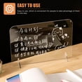 thumbnail image 4 of MasteelfCA 5pcs Useful Simple Desktop Acrylic Message Boards Memo Writing Board for Office, 4 of 8