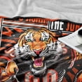 thumbnail image 4 of Cincinnati Throw Blanket, Football Fan Lovers Gifts, Football Gifts for Men Women, Super Cozy Blanket, Blanket 62"x52", 4 of 5