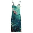 thumbnail image 5 of Mermaid Glitter Fish Scale Girls Sleeveless Dress Woman Fashion Long Dresses Women's Summer Suit Dress Summer 2025 Women, 5 of 7