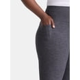 thumbnail image 4 of Athletic Works Women's and Women's Plus ButterCore Full Length Leggings with Pockets, Sizes XS-4X, 4 of 6