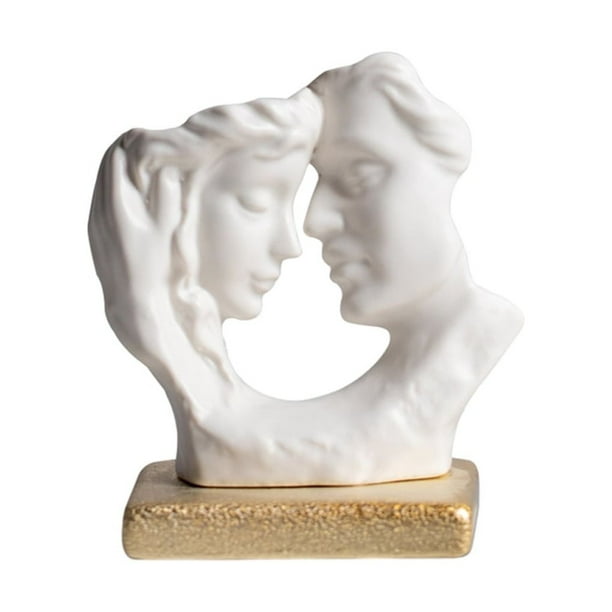 Inteprter Mano de obra artística blanca, amantes de la Academia oscura, decoración de cerámica, accesorios para el hogar, artesanías hechas a Decoración del hogar A