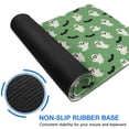 thumbnail image 6 of Long Mouse Pads for Desk,Green Ghost Bat Pattern Desk Mats on Top Of Desks, Desk Mouse Pad Extra Large with 3mm Non-Slip Base and Stitched Edge for Gaming,Office,Work,Home 47.3"x23.6", 6 of 6