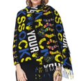 thumbnail image 5 of Shawl Wraps for Women - Rock Your Socks Oversized Fall Winter Fashion Blanket Scarf for Women, 5 of 6