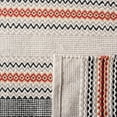 thumbnail image 6 of SAFAVIEH Montauk Spots Geometric Striped Cotton Area Rug, Red/Beige, 5' x 8', 6 of 8