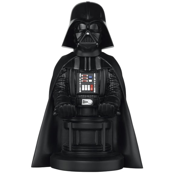Exquisite Gaming: Star Wars: Darth Vader - Original Mobile Phone & Gaming Controller Holder, Device Stand, Cable Guys, Licensed Figure (Multi-colored) C68
