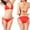 Red, variant on Babysbule Fashion Swimsuits for Women Fashion Women's Sleeveless Bikini Set Swimsuit Push-Up Padded Swimwear Swimsuit Beachwear