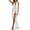White, variant on Women's One Piece Swimsuit Solid Color Vintage Lace Up High Waisted Ruched Bikini Bathing Suit for Beach Pool Party Vacation, White XL
