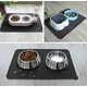 thumbnail image 2 of Silicone pet feeding pads, dogs and cats' non -water -skious bowl pads, black, 2 of 4