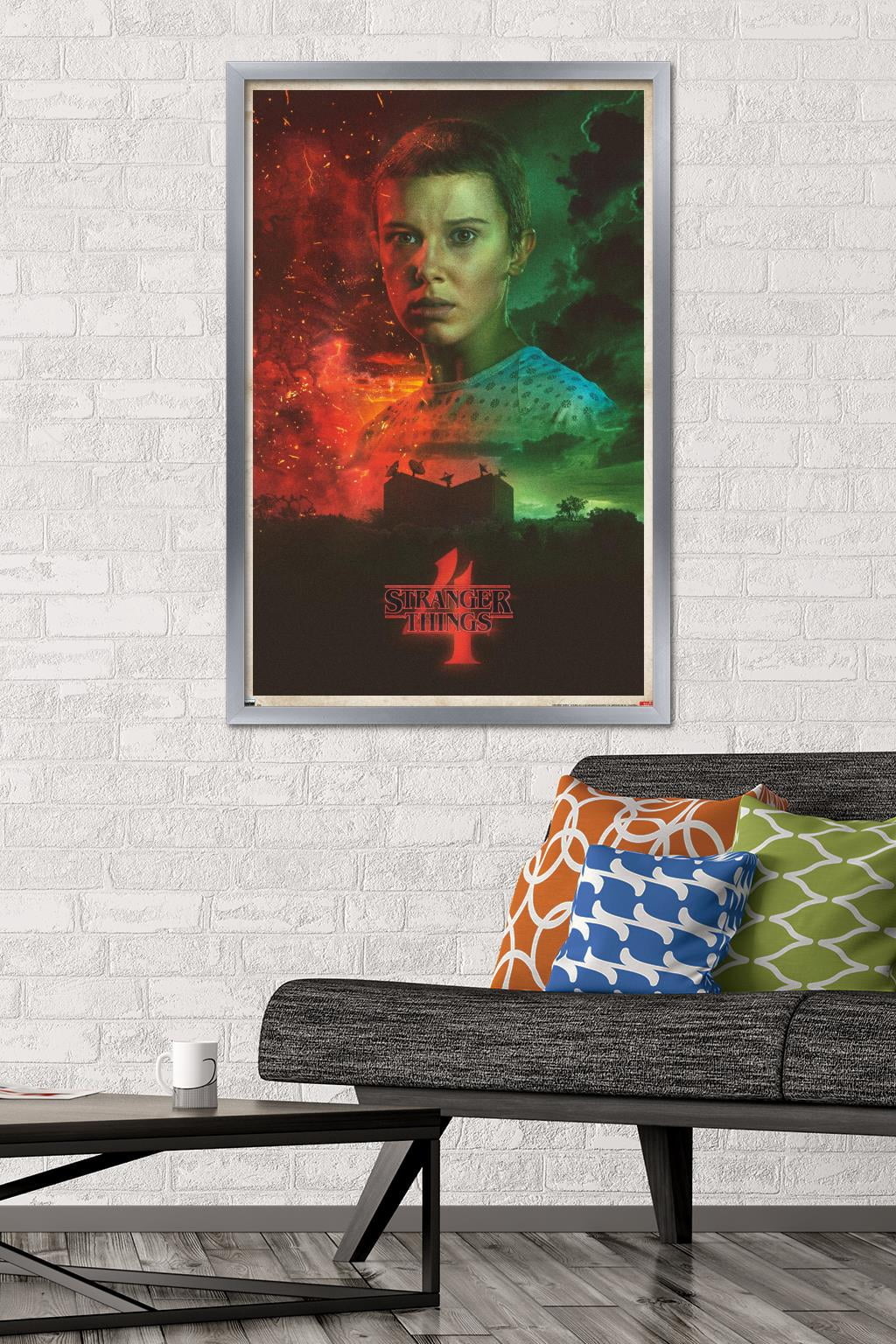Netflix Stranger Things: Season 4 - Eleven One Sheet Wall Poster, 22.375" x 34" Framed
