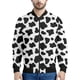 thumbnail image 2 of Chaqueta bomber con estampado 3D de vaca colorida para hombre y mujer, sudadera de primavera y otoño, chaquetas de calle de manga larga con cremallera, 2 of 5