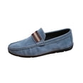 thumbnail image 2 of Lovskoo Mens Plus Size Moccasin Loafers Round Toe Slip On Non Slip Comfort Casual Shoes Spring, 2 of 9