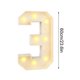 thumbnail image 3 of Xihbxyly Pizarra Digital Kt, Marco Luminoso para Letras, Fondo Brillante, Decoración para Fiesta de Graduación, Accesorio para Celebración de Cumpleaños, Fácil Instalación, Diseño a Presión, Tamaño 3, 3 of 3