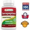 thumbnail image 7 of 2 Pack Best Naturals Serrapeptase 40000 SPUs 180 Vegetarian Capsules, 7 of 7