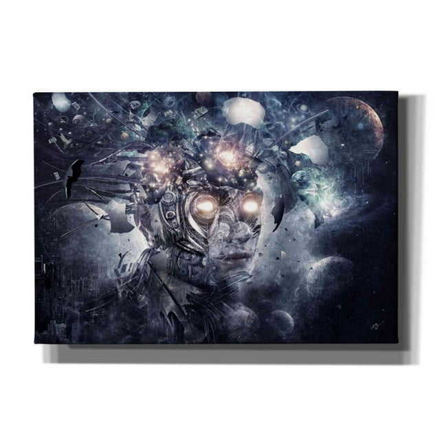 Epic Graffiti 'Reconstruction' by Cameron Gray, Canvas Wall Art, 26"x18"