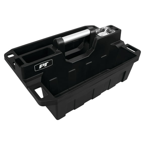 Performance Tool W88995 Portable Supply Caddy and Magnetic Utility Tool Tray,Black