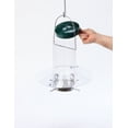 thumbnail image 3 of Birds Choice 12" Classic Hanging Bird Feeder with Baffle Weather Guard, Green, 3 of 10