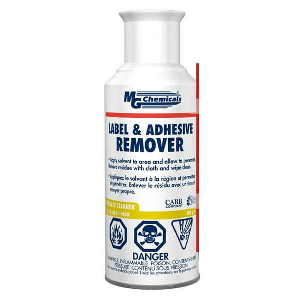MG Chemicals Label and Adhesive Remover, 5 oz, Aerosol Can Walmart