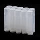 thumbnail image 1 of Pieza 10 Piezas De Plástico Vacíos Bálsamo Labial Stick Tubos Cosméticos Sólidos Contenedores De Perfume Botellas De Lápiz Labial DIY Craft Holder Con Blanco Salvador Envase de lápiz labial vacío, 1 of 6