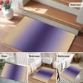 thumbnail image 5 of Area Rug 2 x 3 Ft, Purple Yellow Ombre Indoor Accent Bathroom Rugs for Kitchen/Laundry Room, Farmhouse Modern Gradient Art Washable Non-Slip Runner Floor Mat for Entryway, Living Room, 5 of 8
