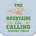 thumbnail image 4 of Inktastic Pigeon Forge Tennessee The Mountains Are Calling Boys or Girls Baby Bib, 4 of 4