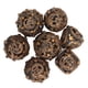 thumbnail image 1 of Hollow Dice Set, 7pcs Balanced Rolling Metal Dice Set Pattern Engraved Polyhedral Copper For Adults For Board Games, 1 of 8