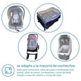 thumbnail image 3 of Mosquitero para Carreola Enovoe, Red de Tamaño Universal, Carreola, Moisés, Cunas y Transportadoras gris Estandar, 3 of 7