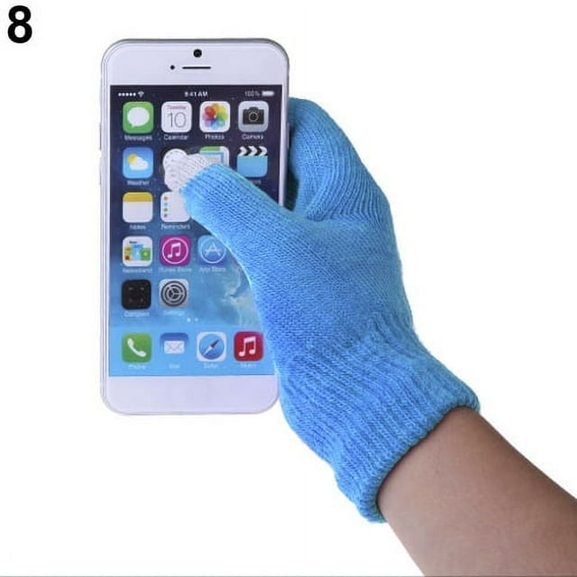 Women Men Winter Soft Warm Texting Capacitive Smartphone Touch Screen Gloves