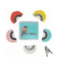 thumbnail image 1 of Bird Attractor Chirping Toy with 5 Colorful Warbling Bird Call Whistles, 1 of 5