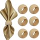 thumbnail image 1 of Juego de 6 servilleteros de madera - Hermosos servilleteros rústicos para decoración de mesa de cena - Anillos redondos para servilletas ideales para decoración de fiestas - Siesta hecha a mano, 1 of 4