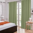 thumbnail image 3 of ZOPZO Blackout Curtains 2 Panels Thermal Insulated, Sage Green, 52W x 84L Inch, Back Tab Drapes for Bedroom and Living Room, 3 of 8