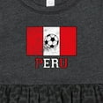 thumbnail image 4 of Inktastic Peruvian Soccer Girls Baby Dress, 4 of 5