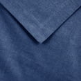 thumbnail image 4 of BNM Flannel Cotton Solid Duvet Set, Twin, Navy Blue, 4 of 7