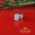 thumbnail image 6 of King of Bling's 925 Sterling White Silver Cinderella 4.20ct Cubic Zirconia Womens Ring Size 8, 6 of 12