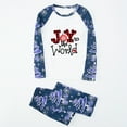 thumbnail image 4 of Matching Family Christmas Pajamas, Blue Snowflake PJs, Cozy Winter Holiday Joy Set for Family and Pet, 4 of 7